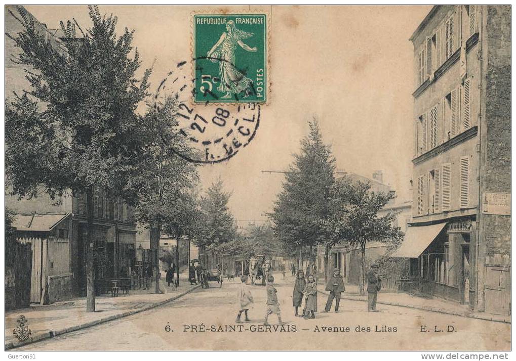 CPA (93)  PRÉ-SAINT-GERVAIS  /  Avenue Des Lilas - - Le Pre Saint Gervais