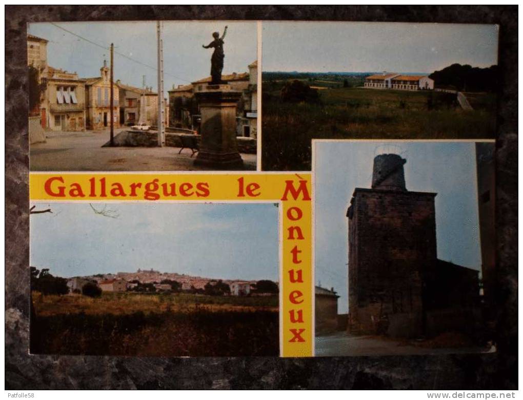 GALLARGUES LE MONTUEUX (30).VUES PITTORESQUES.1972. - Gallargues-le-Montueux