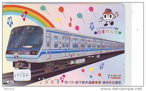 Carte Japon * TRAIN * SF * (10.120) Japan Prepaid Card * Eisenbahn ZUG * Karte * TREIN * LOCOMOTIVE * - Trenes