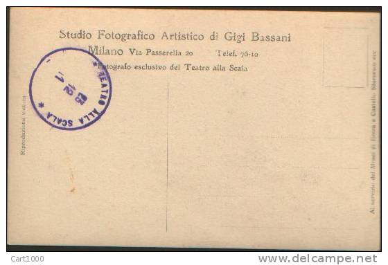 TEATRO SCALA 1911-1912 ARMIDA ATTO IV° SCENA II^ PITTORE V.ROTA - Theater