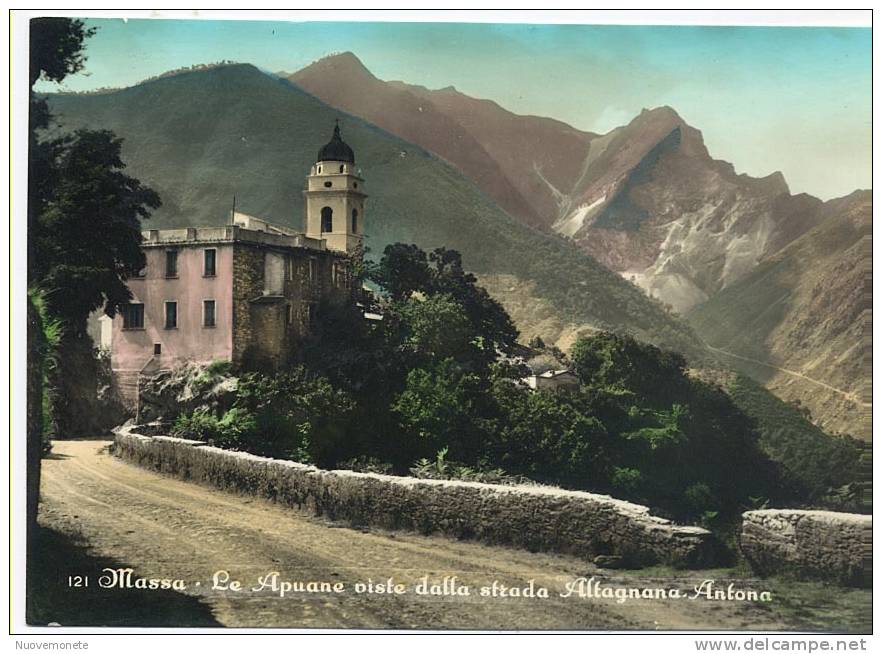 MASSA - Le Apuane Viste Dalla Strada Altagnana . Antona - 1957 - Massa