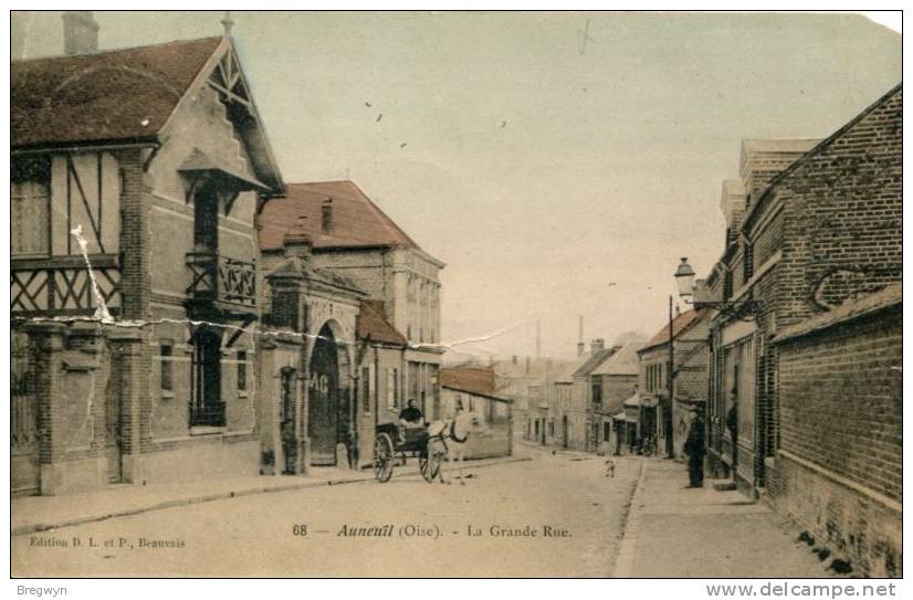 60 -  CPA Auneuil - La Grande Rue - Auneuil