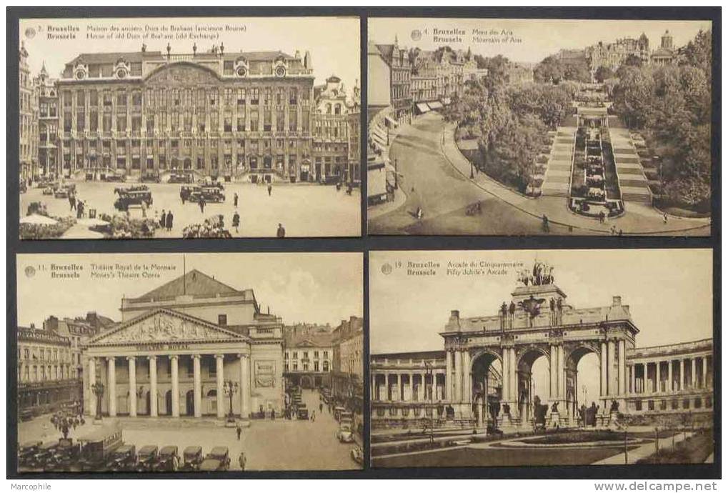 BRUXELLES / ENSEMBLE DE 8 CARTES POSTALES (ref CP40) - Sets And Collections