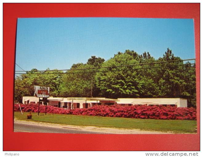 Wilmington NC   Azalea Motel  Early Chrome  -----------=========ref 159 - Wilmington