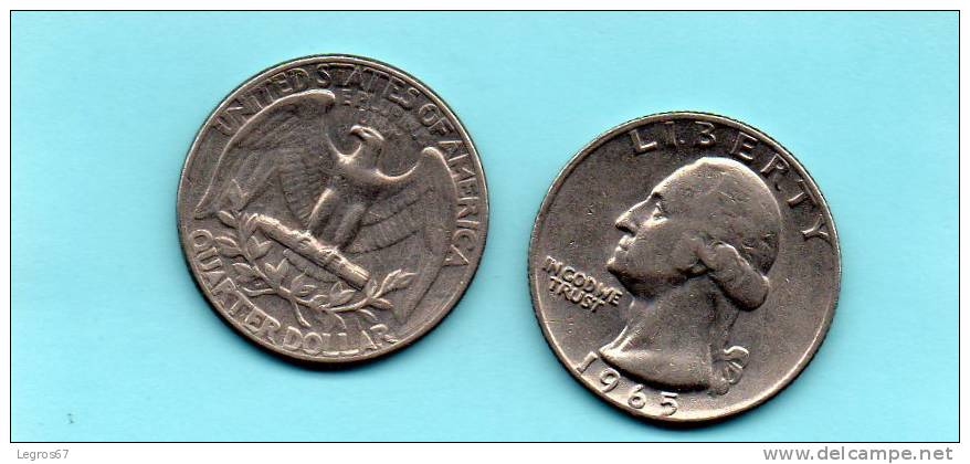 PIECE DE 1/4 DOLLAR 1965 - 1932-1998: Washington