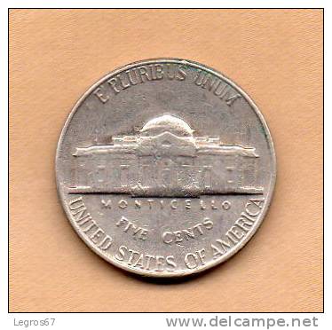 PIECE DE 5 CENTS 1969 - ETATS UNIS - 1938-…: Jefferson