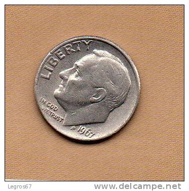 PIECE DE 1 DIME 1967 - ETATS UNIS - 1946-...: Roosevelt