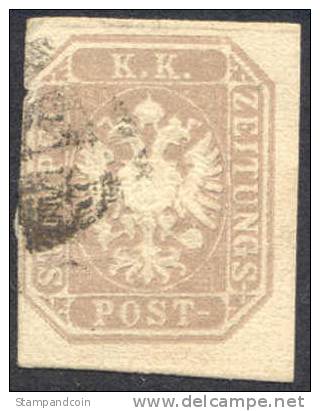 Austria P8 Used Newspaper Stamp From 1863 - Newspapers