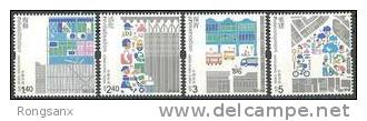 2010 HONG KONG OLD LANDSCAPES 4v STAMP - Unused Stamps