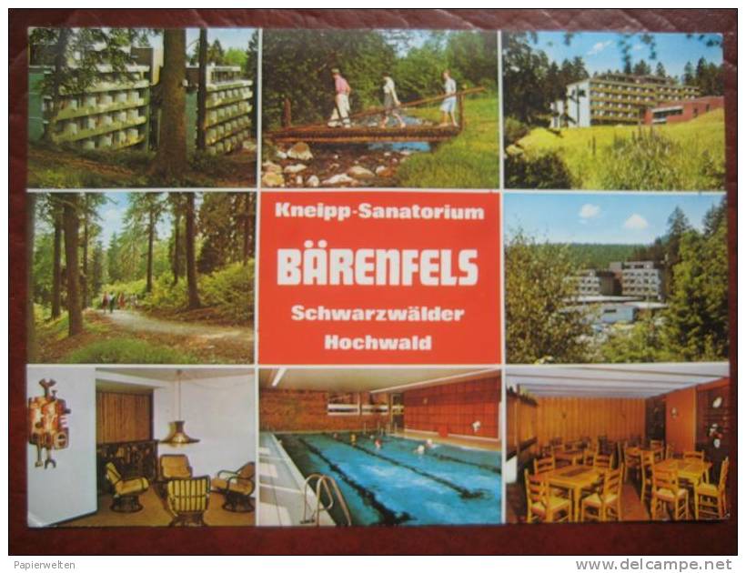 Weiskirchen - Mehrbildkarte "Kneipp-Sanatorium Bärenfels" - Kreis Merzig-Wadern