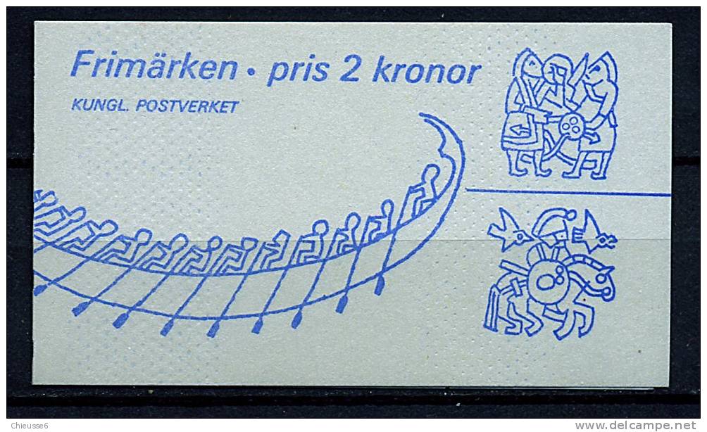 Suède ** Carnet N° C563 (couverture Bleu) - Plaques De Bronze - 1951-80