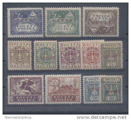 LEVANT - POLISH OVPT STAMPS - V3702 - European And Asian Offices