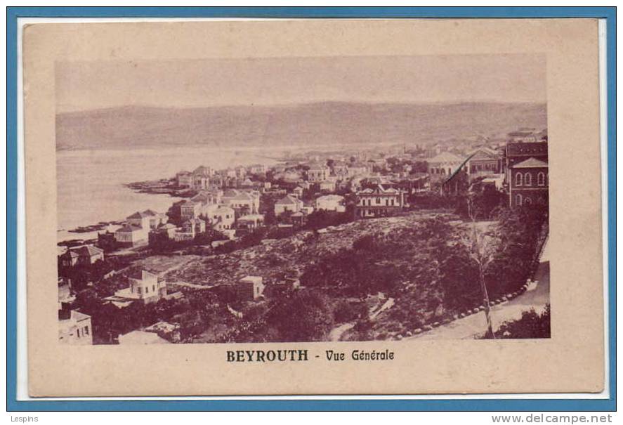 ASIE --  LIBAN --  Beyrouth  -- Vue Générale - Líbano