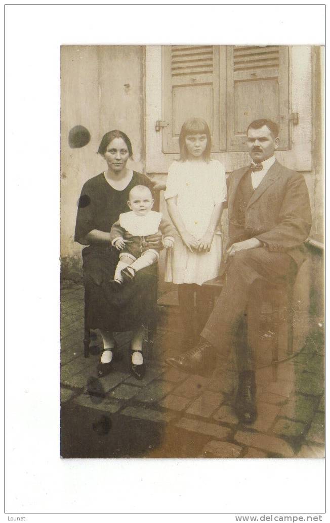 Carte Postale - Photo -Famille  Witry Habitant à Strassen (Luxembourg) - Non Classés