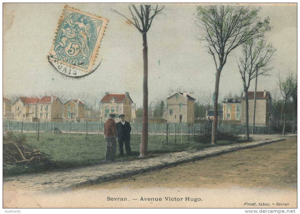 CPA (93)   SEVRAN  /   Avenue Victor Hugo - - Sevran