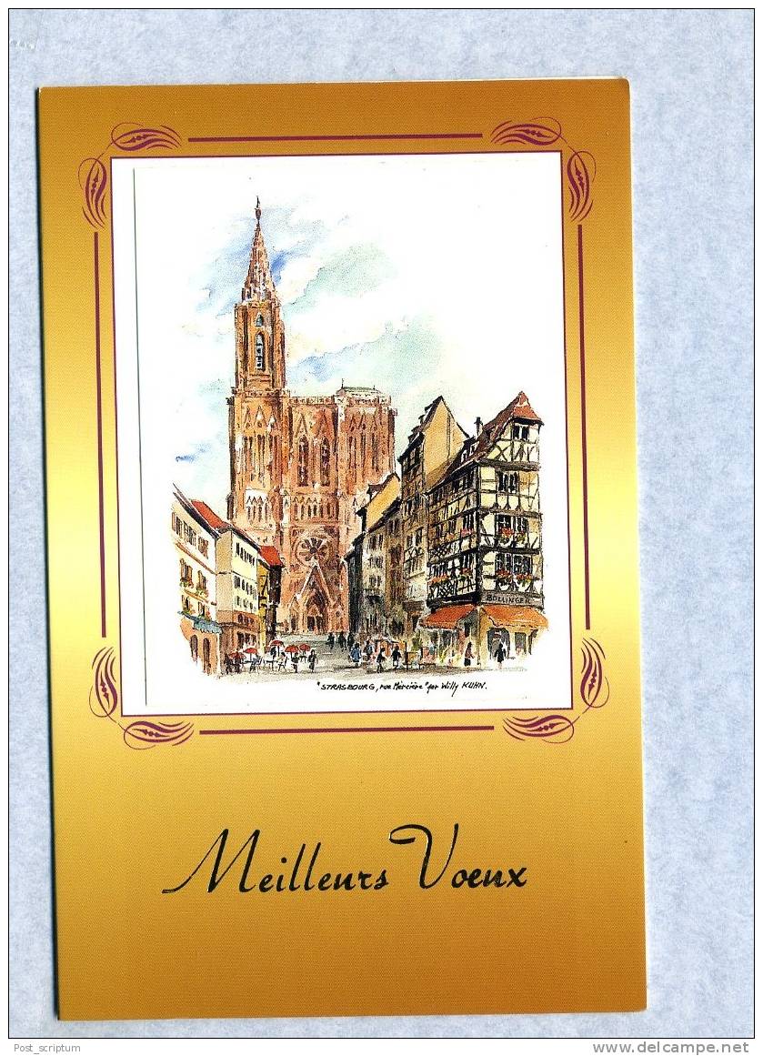 Strasbourg - Meilleurs Voeux - Rue Mercière Par Willy Kuhn - Strasbourg