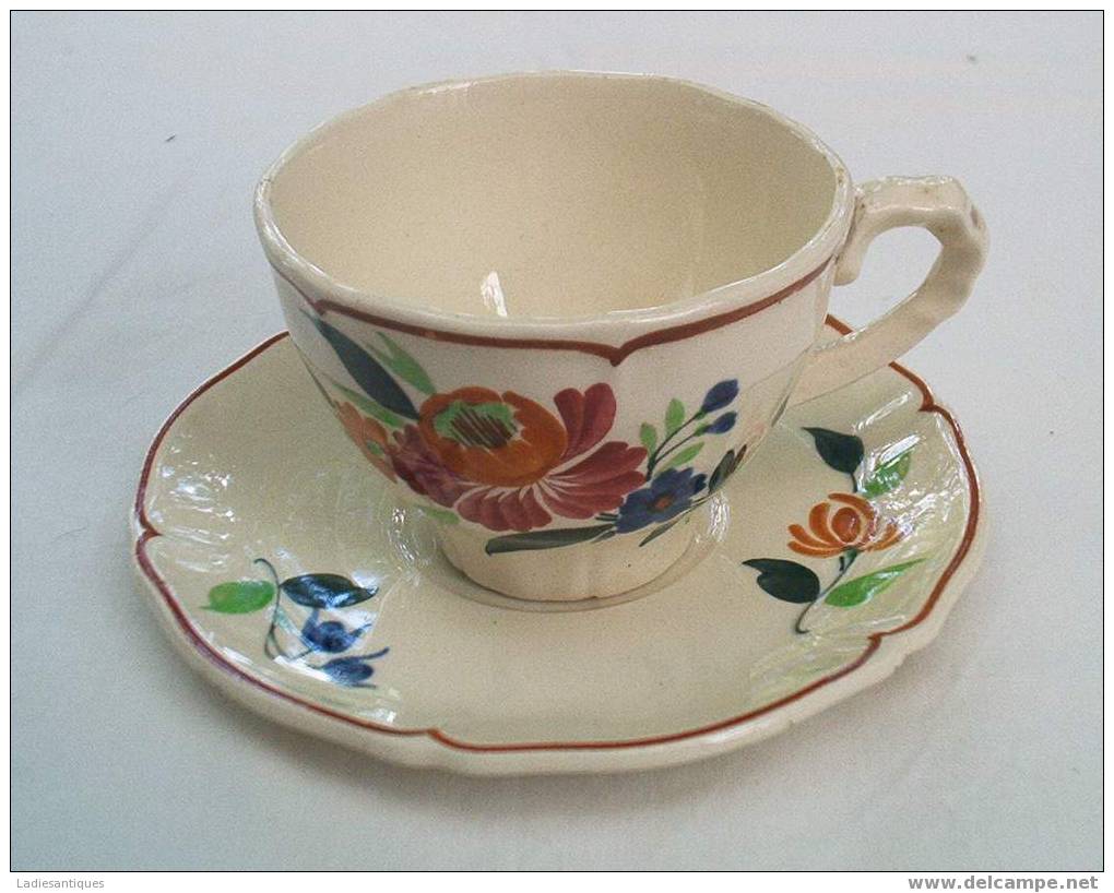 St. Amand  Vielle Tasse/st - Oud Kopje/sch - Old Cup And Saucer - TA 186 - Saint Amand (FRA)