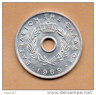 PIECE DE 10 LEPTA 1969 - GRECE - Grecia