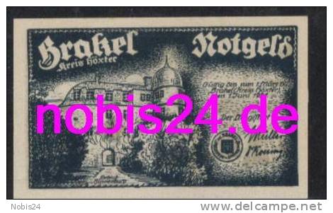 0000381799 33034 Brakel Notgeld 50 Pfennige 1921 - Autres & Non Classés