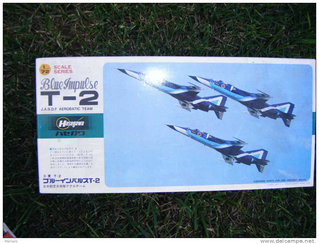 Maquette Avion Militaire-en Plastique---1/72 Hasegawa--jasdf Aerobatic Team Blue Implulse TE- REF EO20 600 - Camions & Remorques