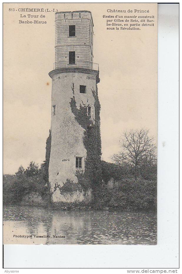 44 CHEMERE - La Tour De Barbe Bleue - Château De PRINCE - D18 849 - Autres & Non Classés