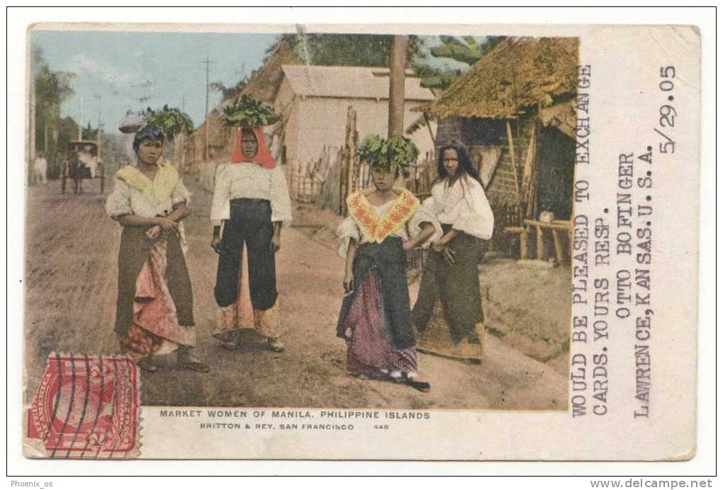 PHILIPPINES - MANILA, Market Women, 1905. - Philippines