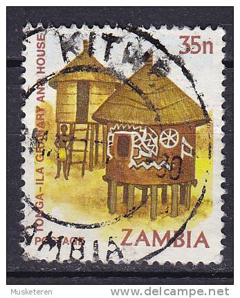 Zambia 1981 Mi. 258      35 N Tonga-Ila Granary And House Haus Und Scheune - Zambia (1965-...)