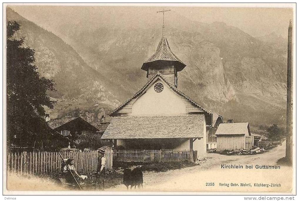 SUISSE SWITZERLAND KIRCHLEIN Bei GUTTANNEN - Guttannen