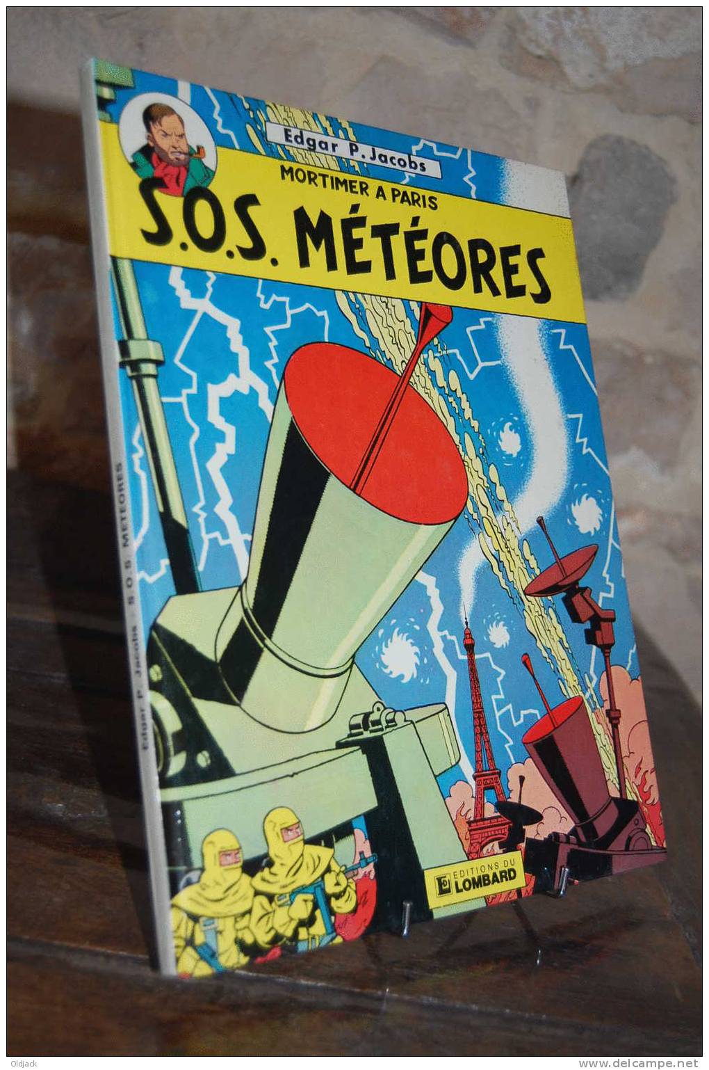 Edgar P.JACOBS  " S.O.S. Météores  , MORTIMER à Paris " 1982 (colaf) - Blake Et Mortimer