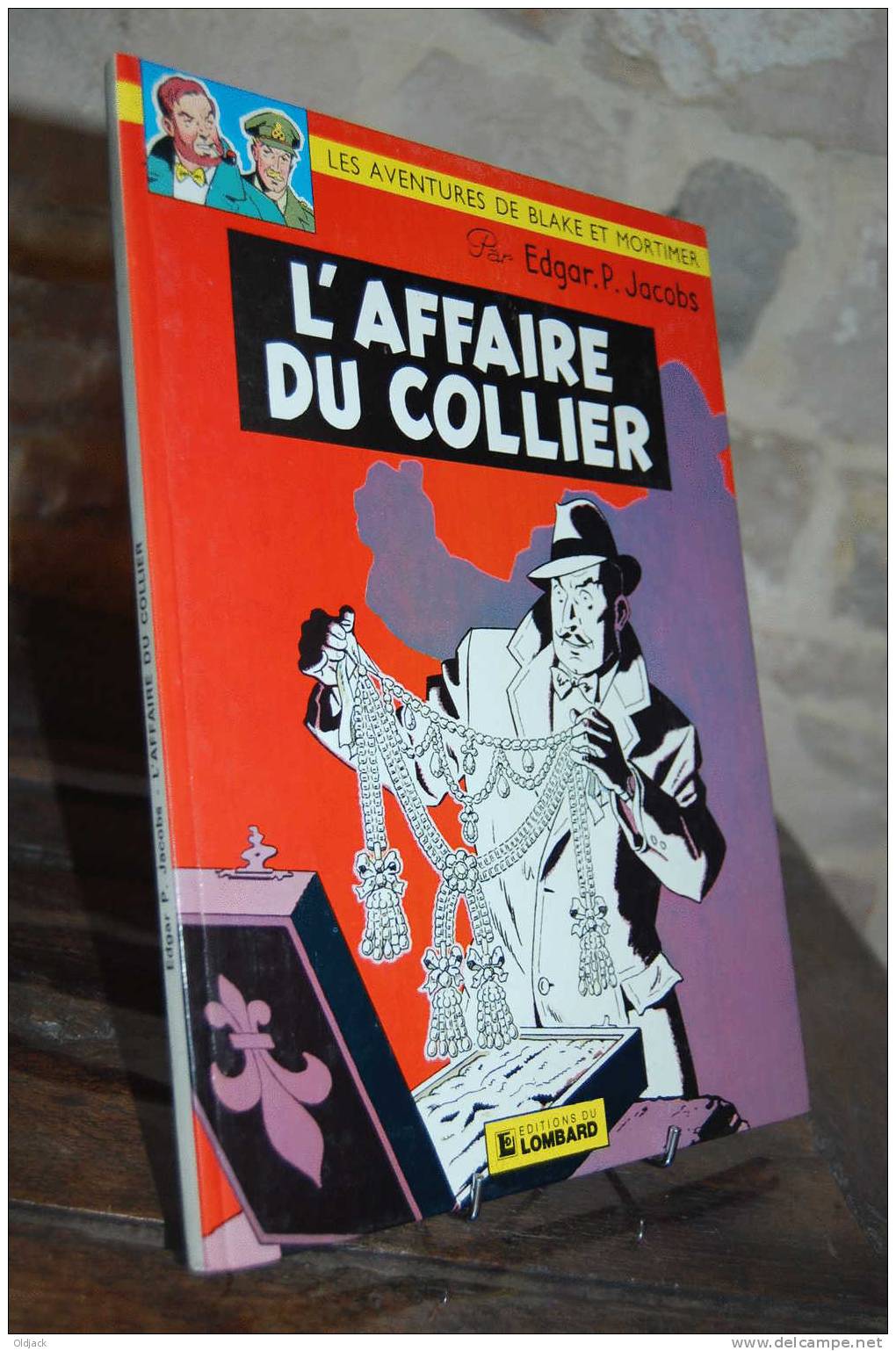 Edgar P.JACOBS " BLAKE ET MORTIMER - L' Affaire Du Collier " 1982 (col1F) - Blake Et Mortimer