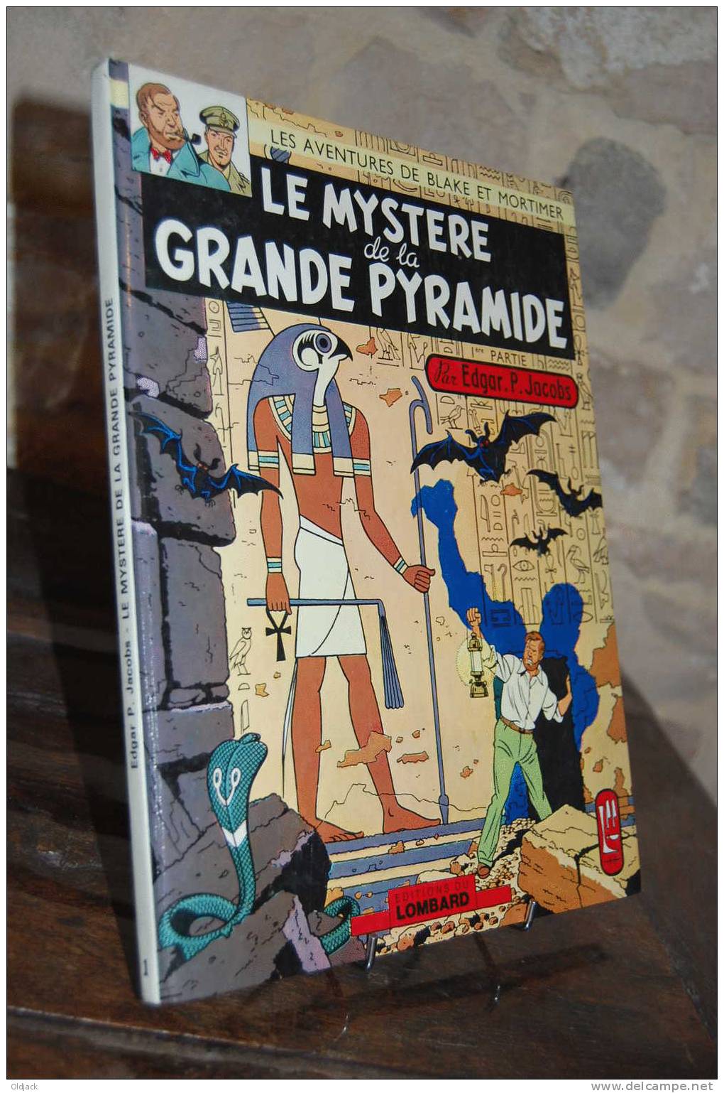 Edgar P.JACOBS  " BLAKE ET MORTIMER - Le Mystère De La Grande Pyramide T1 " 1972 (col1F) - Blake Et Mortimer