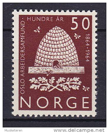 Norway 1964 Mi. 513     50 Ø Osloer Arbeiterverein Bienenkorb MNH** - Ongebruikt