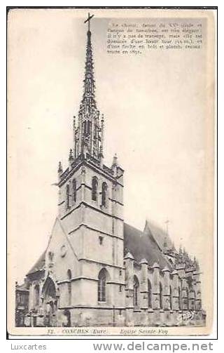 CONCHES.  -  EGLISE SAINTE-FOY. - Conches-en-Ouche