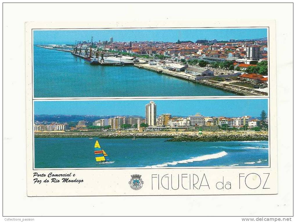 Cp, Portugal, Figueira Da Foz, Porto Comercial E Foz Do Rio Mondego, Voyagée 1997 - Otros & Sin Clasificación