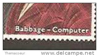 Timbre De Grande Bretagne Babbage ( Father Computer ) - Informatique