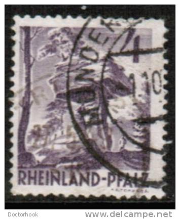 GERMANY---French Zone---Rhineland   Scott #  6N 31  VF USED - Other & Unclassified