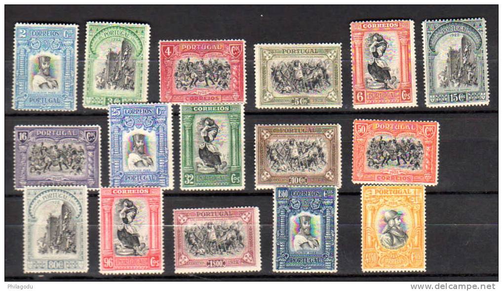 Portugal 1928, 300° De L’Indépendance,   Yv. 491 / 506*    Cote 115E - Unused Stamps