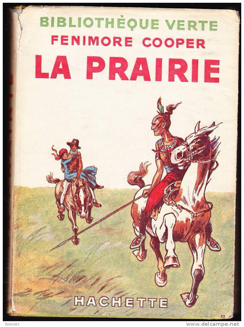 Fénimore Cooper - La Prairie - Bibliothèque Verte  - ( 1948 ) - Bibliotheque Verte