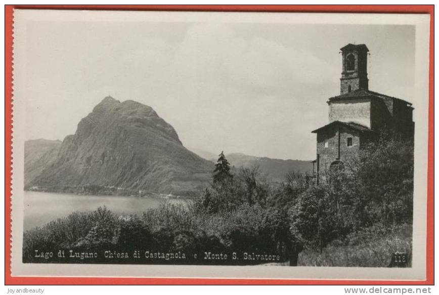 G244, Chiesa Di Castagnola E Monte San Salvatore , 118 ,  Non Circulée - Agno