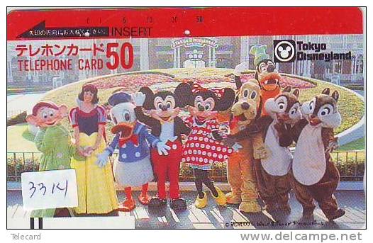 Télécarte DISNEY Japon (3314) Phonecard Japan * Telefonkarte Japan * 110-3579 * BLANCHE NEIGE  * SNOWWHITE - Disney