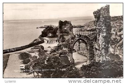 Hastings Castle Showing Beachy Head - Hastings