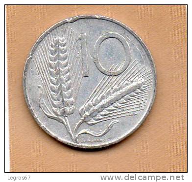 PIECE DE 10 LIRES 1967 - ITALIE - 10 Lire