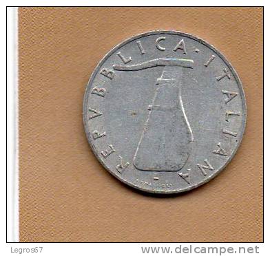 PIECE DE 5 LIRES 1953 - ITALIE - 5 Liras