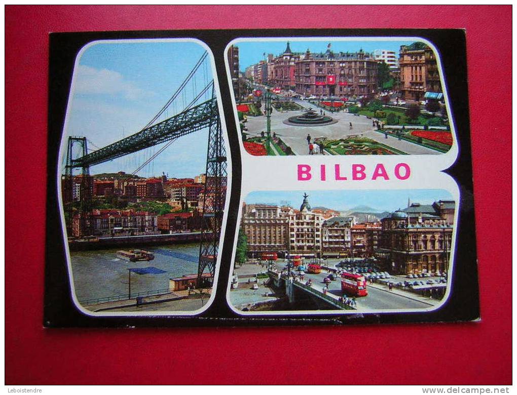 CPM-ESPAGNE-BILBAO-BELLEZAS DE LA CIUDAD-BEAUTES DE LA VILLE -MULTI - VUES - VOYAGEE - Vizcaya (Bilbao)