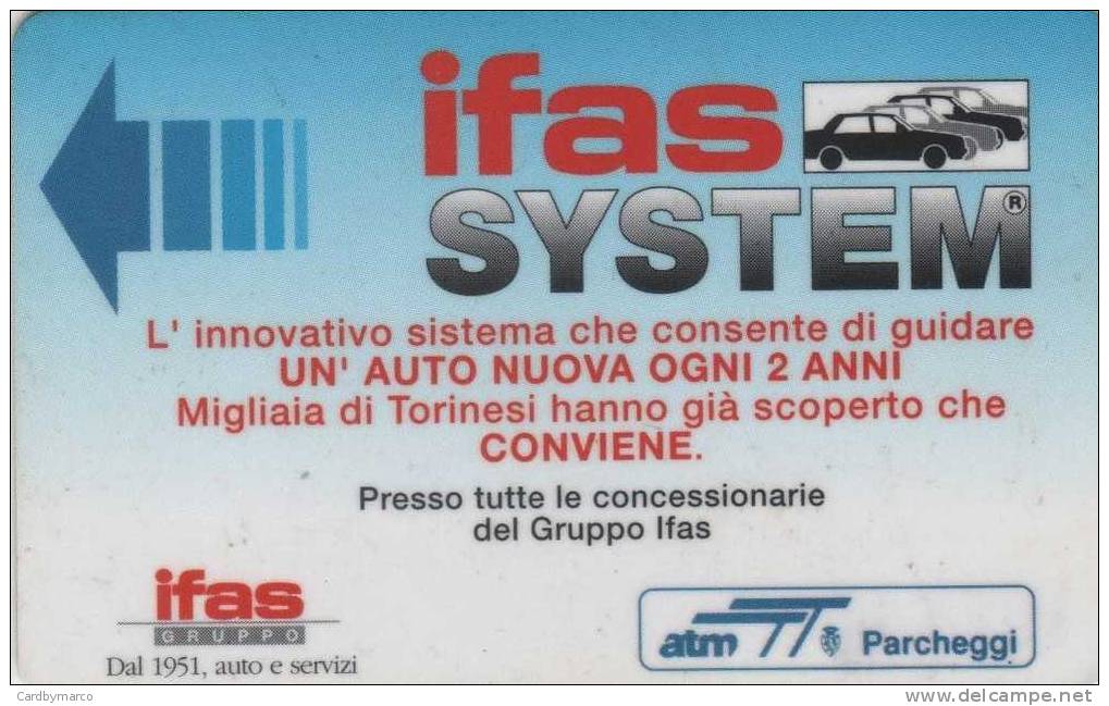 *ITALIA: PARKING CARD - TORINO* - Usata - Autres & Non Classés