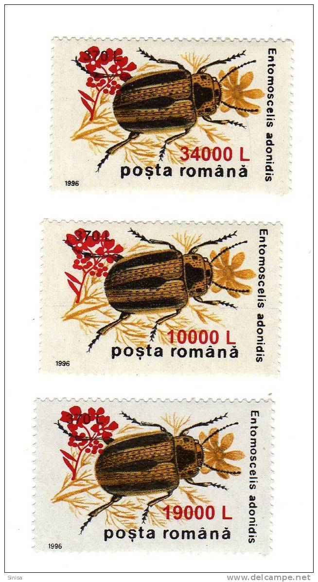 Romania / Animals / Insects / Bugs - Unused Stamps