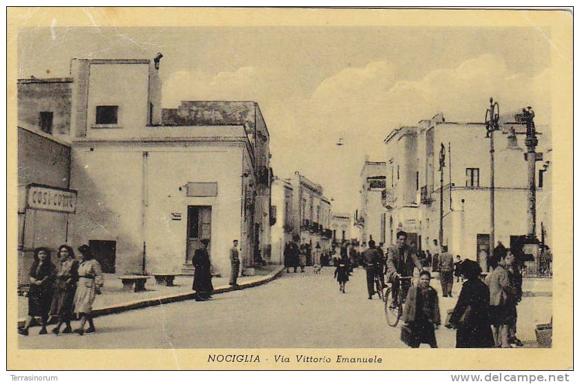 $3-1184- Nociglia - Via Vittorio Emanuele - Lecce  - F.p. Viaggiata - Lecce