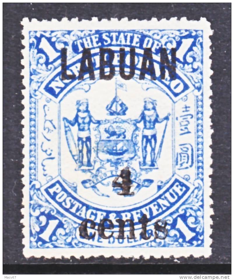 Labuan  118   Perf 14   *  ARMS - North Borneo (...-1963)