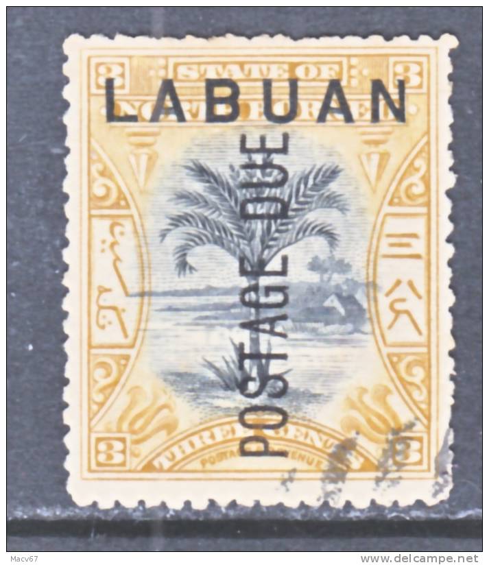 Labuan  J 2  PORTO  (o)   FLORA  PALM TREE - North Borneo (...-1963)