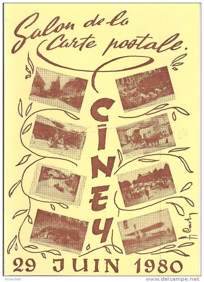 Ciney - Salon De La Carte Postale 29 Juin 1980 - Ciney